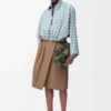 Wrap-kjol i bomull Beige Wrap-kjol i bomull Beige