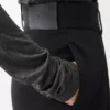 Wrap-kjol i bomull och silke Svart Wrap-kjol i bomull och silke Svart