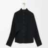 Wrap-skjorta i denim Svart Wrap-skjorta i denim Svart