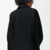 Wrap-skjorta i denim Svart Wrap-skjorta i denim Svart