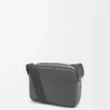 XS Military Messenger-väska i mjukt kornat kalvskinn, antracit XS Military Messenger-väska i mjukt kornat kalvskinn, antracit
