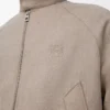 Zip-up jacka i ull och kashmir Beige Melange Zip-up jacka i ull och kashmir Beige Melange